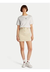 Tommy Jeans T-Shirt Color Varsity DW0DW21337 Écru Relaxed Fit. Materiał: bawełna #4