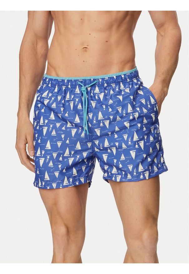 YSABEL MORA - Ysabel Mora Szorty kąpielowe 90385 Niebieski Regular Fit. Kolor: niebieski. Materiał: syntetyk