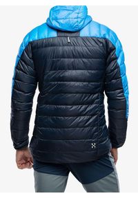 Haglöfs - Kurtka puchowa męska Haglofs L.I.M Down Hood. Kolor: niebieski. Materiał: puch. Sport: turystyka piesza
