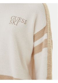 Guess Golf W5BR78 Z4242 Écru Relaxed Fit. Typ kołnierza: golf. Materiał: syntetyk #2
