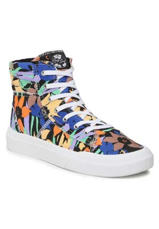 Roxy Sneakersy ARJS600518 Kolorowy. Materiał: materiał. Wzór: kolorowy