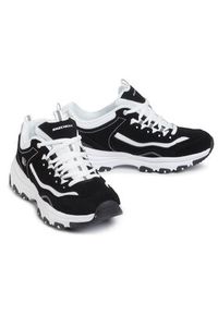 skechers - Skechers Sneakersy I-Conik 88888250/BKW Czarny. Kolor: czarny. Materiał: skóra #4