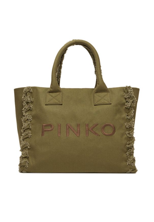 Pinko - Torba PINKO. Kolor: zielony