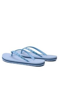 TOMMY HILFIGER - Tommy Hilfiger Japonki Essential Beach Sandal FW0FW07141 Błękitny. Kolor: niebieski #2