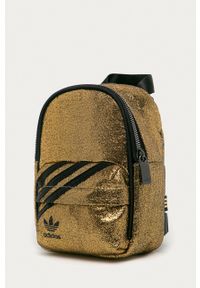 adidas Originals Plecak GN2150 damski kolor złoty mały z aplikacją. Kolor: złoty. Wzór: aplikacja #3