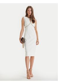 Marciano Guess Sukienka koktajlowa 6RGK18 9373Z Biały Regular Fit. Kolor: biały. Materiał: syntetyk. Styl: wizytowy #4