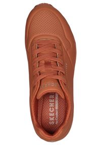 skechers - Buty do chodzenia damskie Skechers On Air. Zapięcie: sznurówki. Kolor: czerwony, pomarańczowy. Materiał: materiał, syntetyk. Szerokość cholewki: normalna. Model: Skechers Sport. Sport: turystyka piesza #2