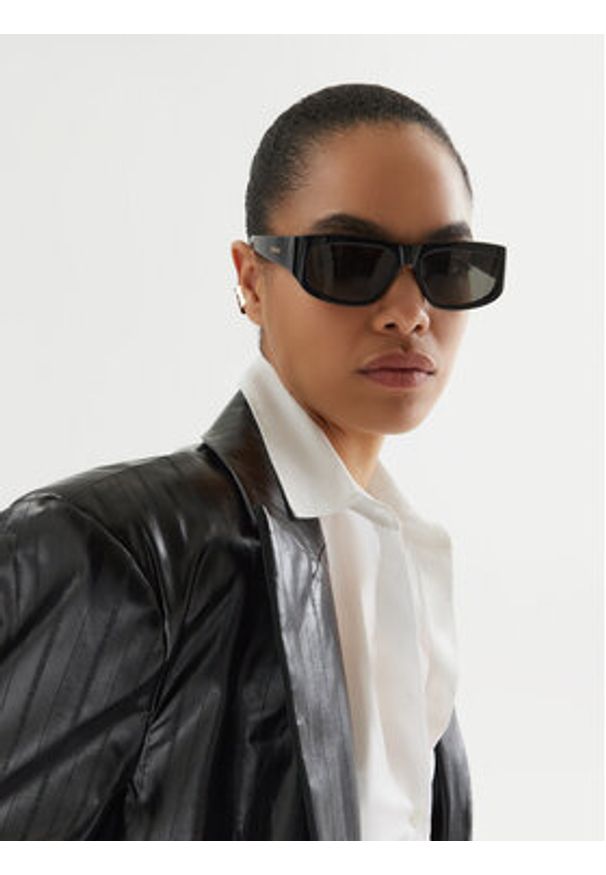 JACQUEMUS Okulary przeciwsłoneczne JAC2C1SUN Czarny. Kolor: czarny