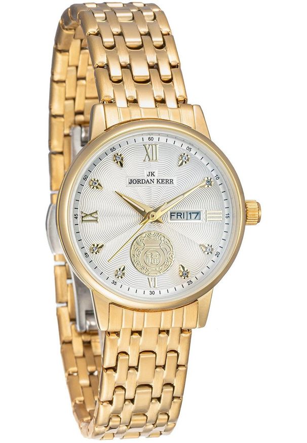 Zegarek damski Jordan Kerr L1071 złoty st. Kolor: złoty