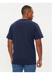 Wrangler T-Shirt Sign Off 112350434 Granatowy Regular Fit. Kolor: niebieski. Materiał: bawełna #3