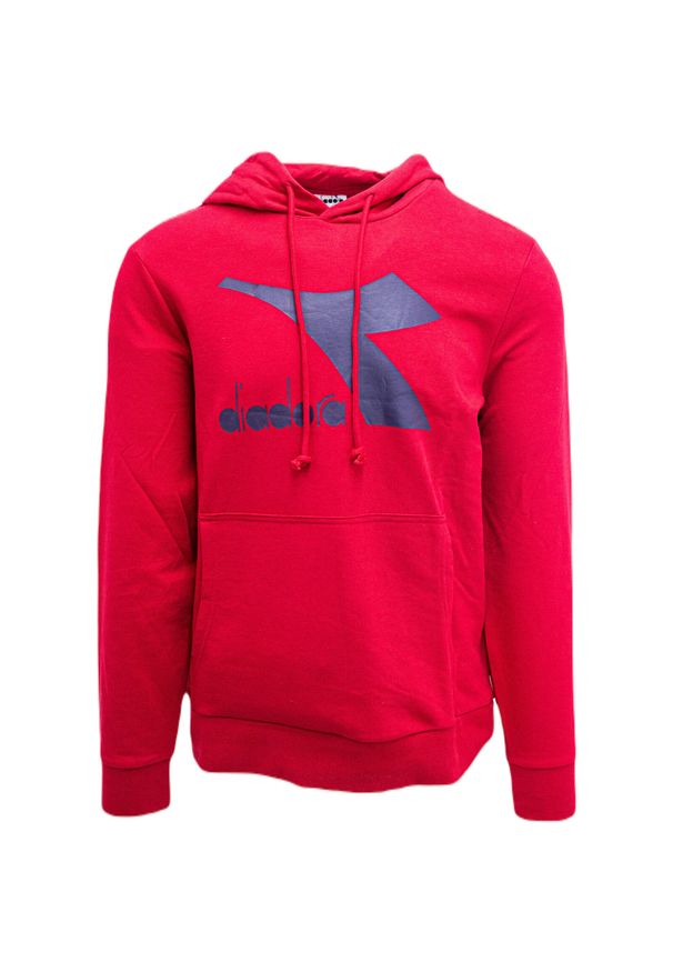 Diadora - Bluza męska DIADORA HOODIE BIG LOGO. Typ kołnierza: kaptur. Kolor: czerwony