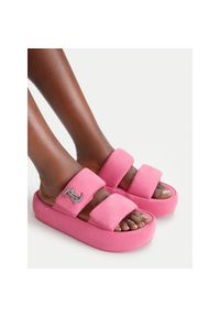 Klapki Juicy Couture. Kolor: różowy #1