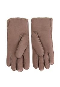 EMU Australia Rękawiczki Damskie Beech Forest Gloves Brązowy. Kolor: brązowy. Materiał: zamsz, skóra