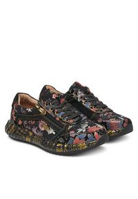 Laura Vita Sneakersy Burton 11 Czarny. Kolor: czarny. Materiał: skóra #3