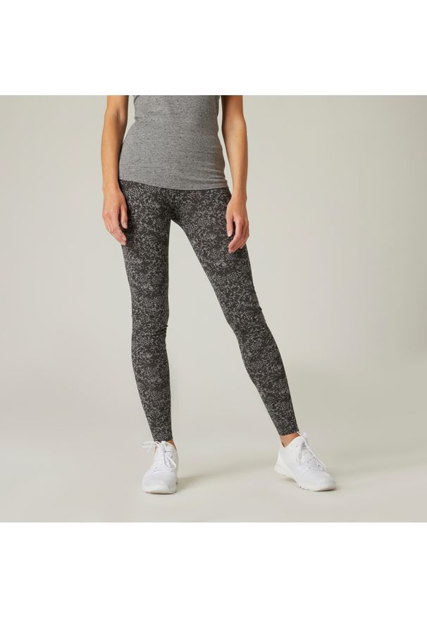 NYAMBA - Legginsy fitness damskie Nyamba Fit+. Materiał: bawełna, materiał, elastan. Sport: fitness