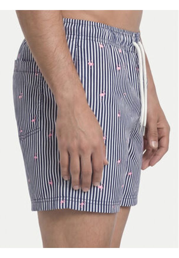 Jack & Jones Szorty kąpielowe Maui Breeze 12291425 Granatowy Regular Fit. Kolor: niebieski. Materiał: syntetyk
