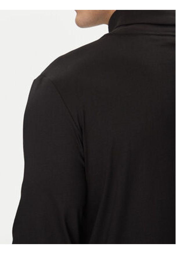 Calvin Klein Golf K10K111858 Czarny Regular Fit. Typ kołnierza: golf. Kolor: czarny. Materiał: bawełna