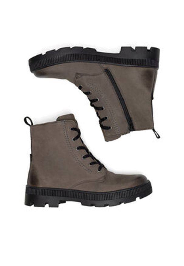 Lasocki Trzewiki WI23-PUSZAN-25 Szary. Kolor: szary. Materiał: skóra