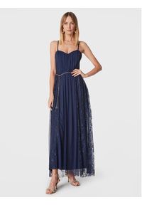 Rinascimento Sukienka wieczorowa CFC0111408003 Granatowy Regular Fit. Kolor: niebieski. Materiał: syntetyk. Styl: wizytowy #3