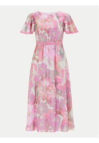 Swing Sukienka koktajlowa 5AG23600 Różowy Regular Fit. Kolor: różowy. Materiał: wiskoza. Styl: wizytowy