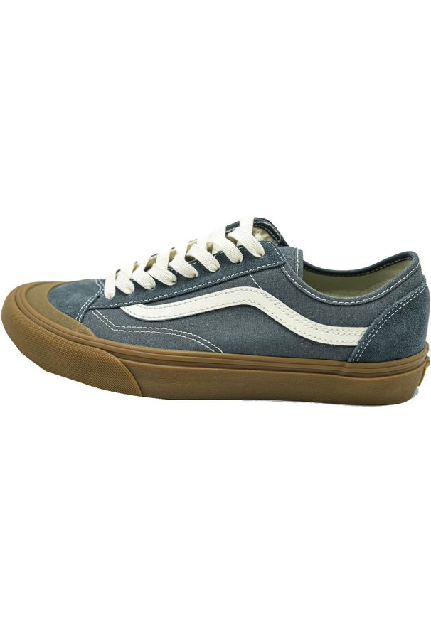 Trampki męskie Vans Style 136 Decon VR3. Kolor: niebieski. Materiał: materiał
