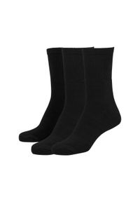 Urban Classics - Skarpety Sportowe Unisex Dla Dorosłych (zestaw 3 Sztuk). Kolor: czarny. Sport: turystyka piesza #1