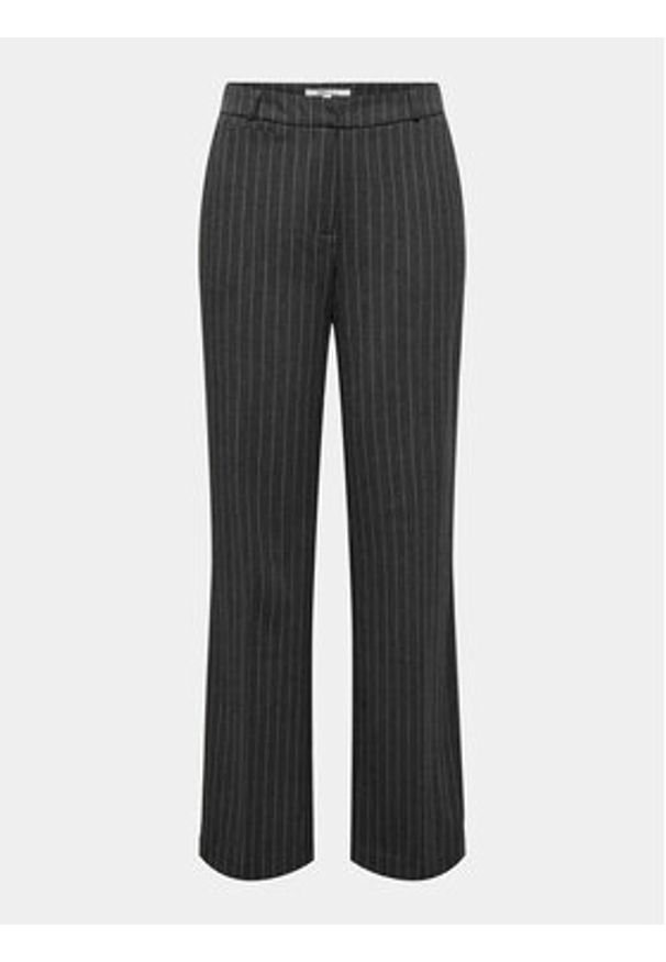 only - ONLY Spodnie materiałowe 15304267 Szary Straight Fit. Kolor: szary. Materiał: syntetyk