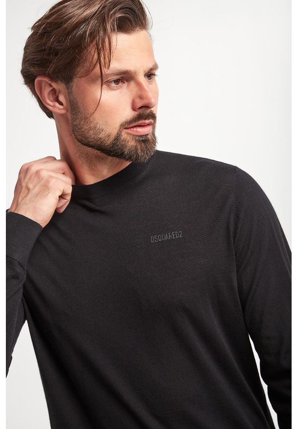Sweter męski wełniany DSQUARED2. Materiał: wełna