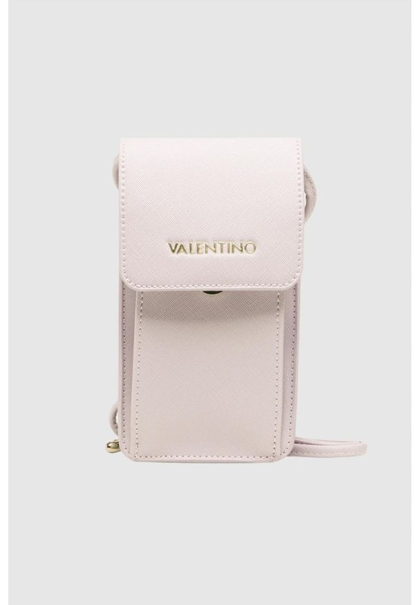 Valentino by Mario Valentino - VALENTINO Kremowe etui na telefon Crossy. Kolor: biały. Rodzaj torebki: na ramię