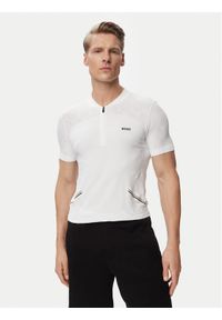 BOSS T-Shirt Game 2 50564794 Biały Slim Fit. Kolor: biały. Materiał: syntetyk #1