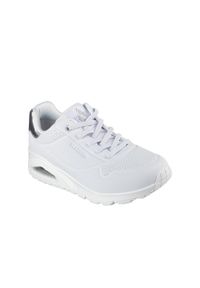 skechers - Buty na co dzień damskie SKECHERS UNO - SHIMMER. Okazja: na co dzień. Kolor: biały