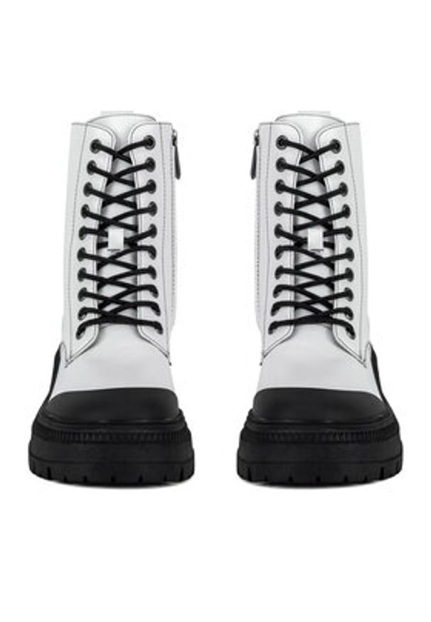 Nine West Botki WFA3033-5 Biały. Kolor: biały. Materiał: materiał