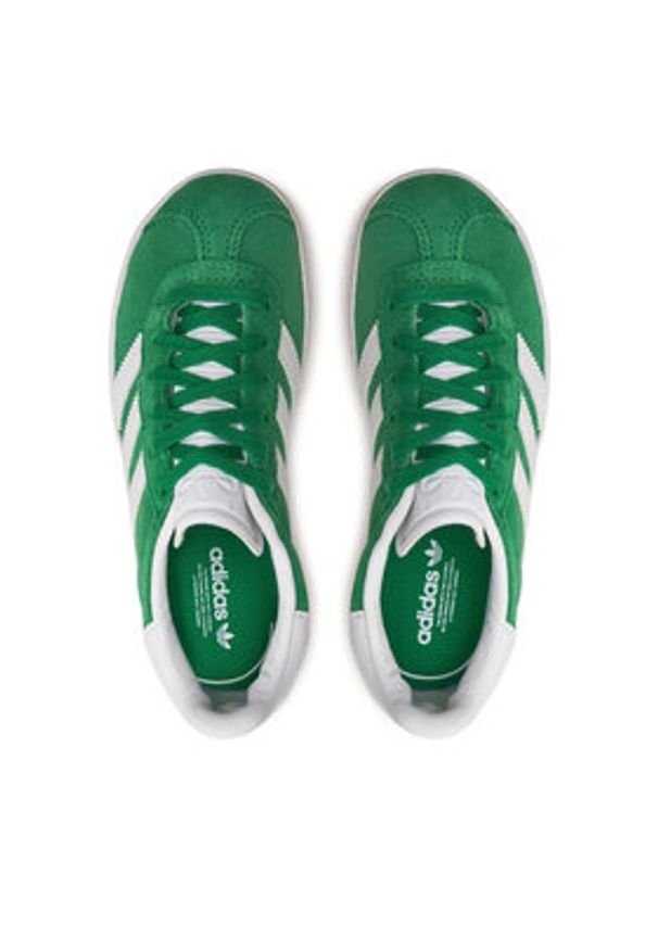 Adidas - adidas Sneakersy Gazelle IH9910 Zielony. Kolor: zielony. Materiał: zamsz, skóra. Model: Adidas Gazelle