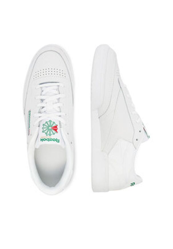 Reebok Sneakersy EO-CLUB C 100047776 Biały. Kolor: biały. Materiał: syntetyk, skóra. Model: Reebok Club