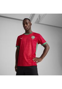 Puma - Męska koszulka domowa Maroko 2025 PUMA. Kolor: czerwony, wielokolorowy, zielony. Wzór: aplikacja. Sport: piłka nożna #2