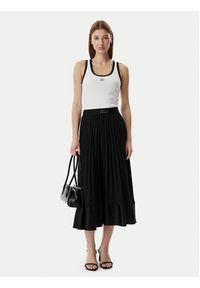 Karl Lagerfeld - KARL LAGERFELD Spódnica plisowana B2W12003 Czarny Regular Fit. Kolor: czarny. Materiał: syntetyk #4