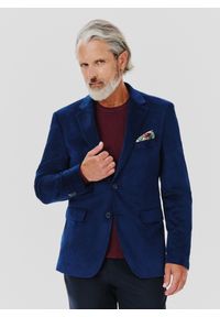 Pako Lorente - PAKO LORENTE – Sztruksowa jednorzędowa marynarka męska. Materiał: sztruks #7