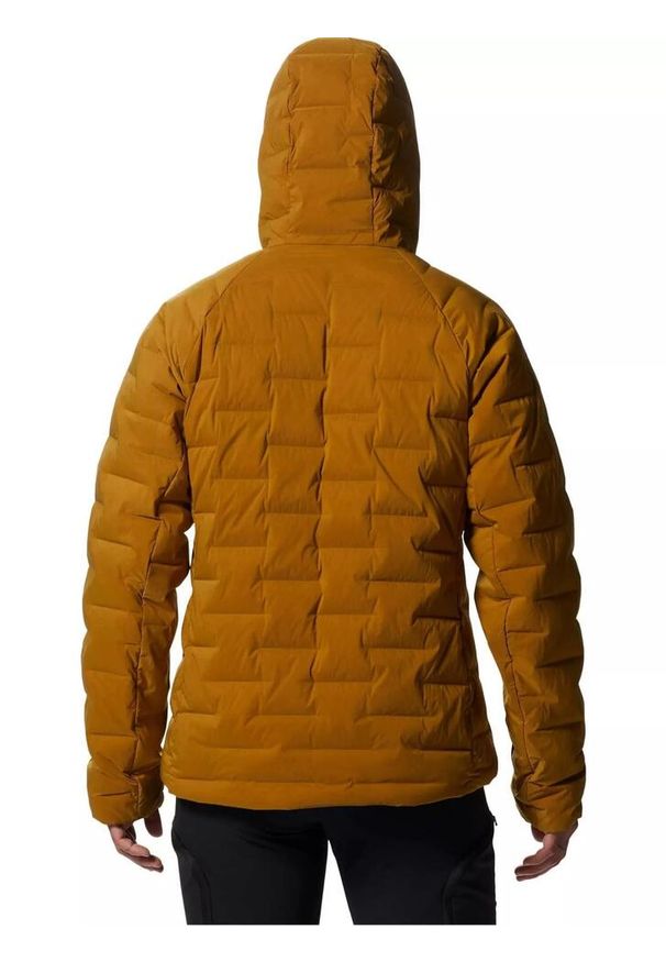 MOUNTAIN HARDWEAR - Kurtka puchowa damska Mountain Hardwear Stretchdown Hoody. Kolor: zielony. Materiał: puch. Sport: turystyka piesza