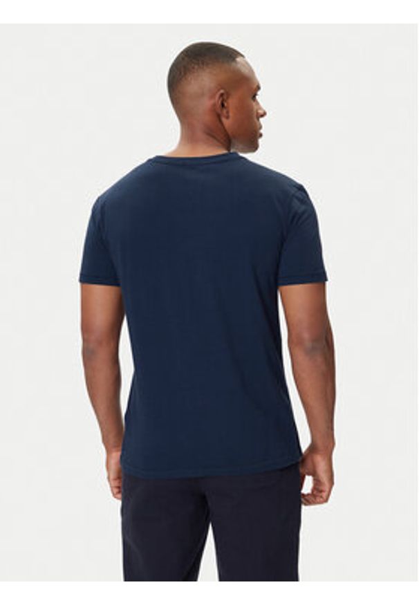 TOMMY HILFIGER - Tommy Hilfiger T-Shirt 2S87904671 Granatowy Regular Fit. Kolor: niebieski. Materiał: bawełna