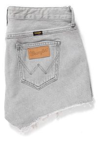 Wrangler - DAMSKIE SPODENKI WRANGLER BOYFRIEND SHORT ICY GREY W29KRJ28C. Materiał: jeans #3