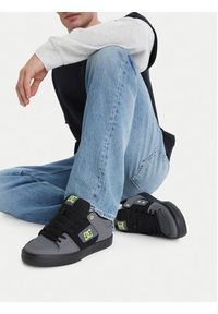 DC Shoes Sneakersy EO-PURE DC01782028 Szary. Kolor: szary. Materiał: nubuk, skóra #3