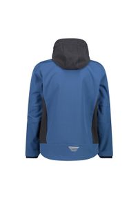 Kurtka męska turystyczna CMP 3A01787N. Typ kołnierza: kaptur. Kolor: niebieski. Materiał: softshell. Sport: turystyka piesza