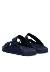 BOSS Klapki Surfley Sand MF 50563157 Granatowy. Kolor: niebieski. Materiał: skóra #3