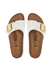 Birkenstock Klapki Catalina Cushion Buckle 1029437 Biały. Kolor: biały. Materiał: skóra #4