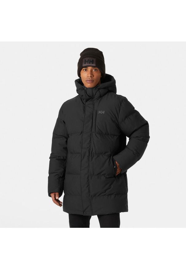 Kurtka puchowa Helly Hansen Alby Puffy. Typ kołnierza: kaptur. Kolor: czarny. Materiał: puch. Długość: długie. Styl: elegancki