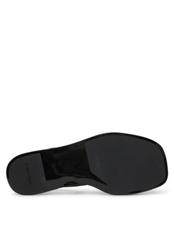 Calvin Klein Sandały Sandal - Jelly HW0HW02426 Czarny. Kolor: czarny