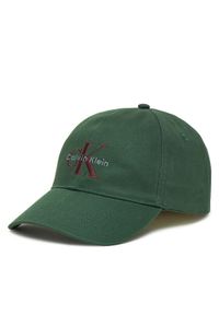 Calvin Klein Czapka z daszkiem LV04G5004G Zielony. Kolor: zielony. Materiał: materiał, bawełna