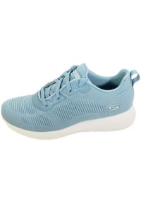 skechers - Buty damskie SKECHERS Bobs Sport Squad Tough Talk. Kolor: niebieski. Model: Skechers Sport. Sport: turystyka piesza #1