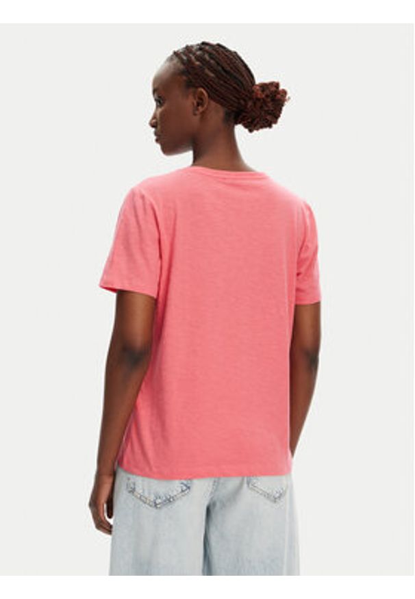 Olsen T-Shirt 11104823 Różowy Regular Fit. Kolor: różowy. Materiał: bawełna