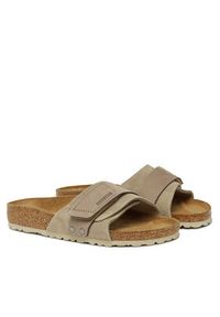 Birkenstock Klapki Oita Braided 1028056 Brązowy. Kolor: brązowy. Materiał: zamsz, skóra #5